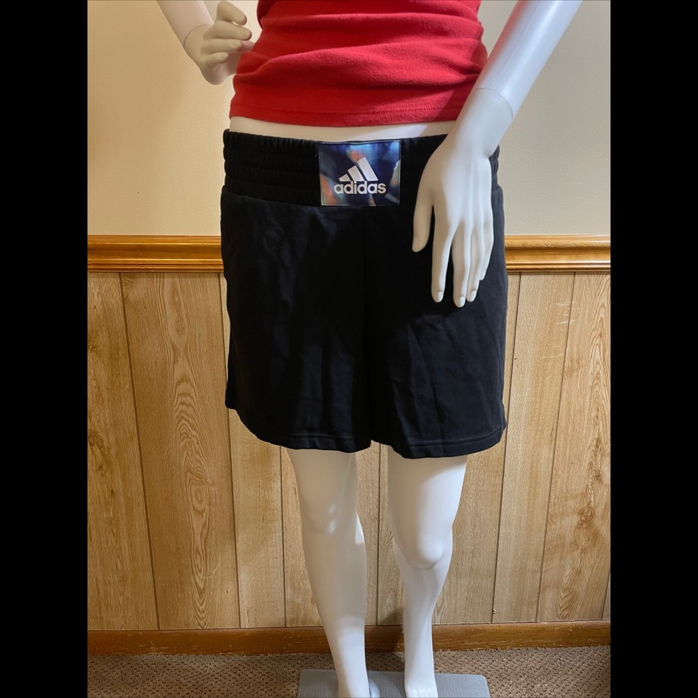 ADIDAS X ZOE SALDANA SOFT KNIT SHORTS